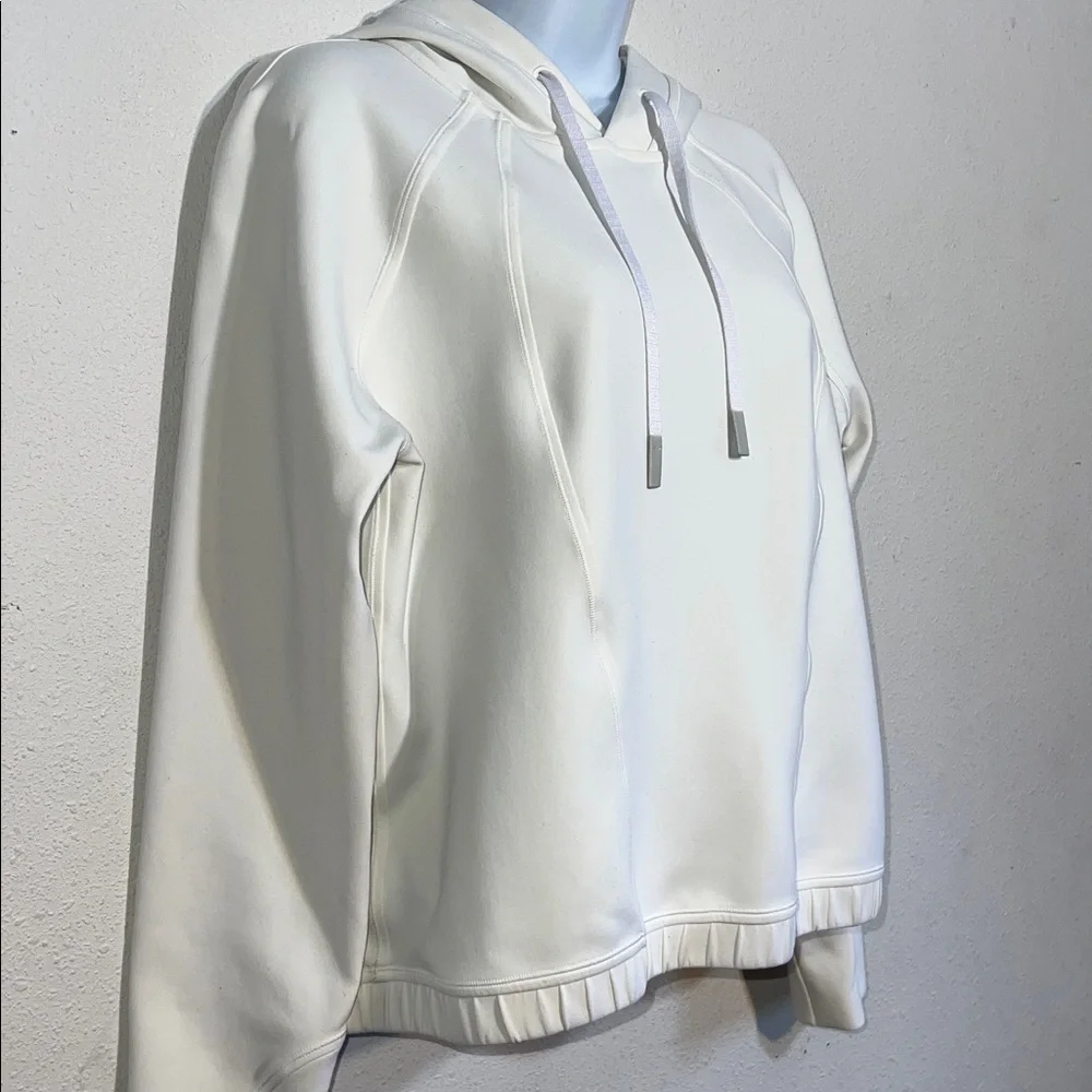 lululemon athletica Never Still Pullover White Hoodie Size 10